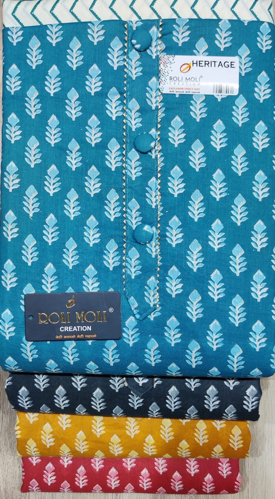 Roli Moli Heritage 06 Casual Daily Wear Cotton Printed Dress Material Collection